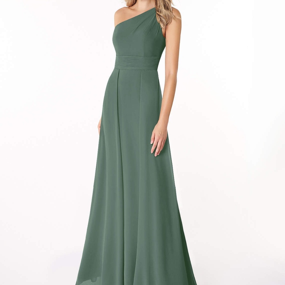 Dallas Olive Green Bridesmaids Dress by Azazie